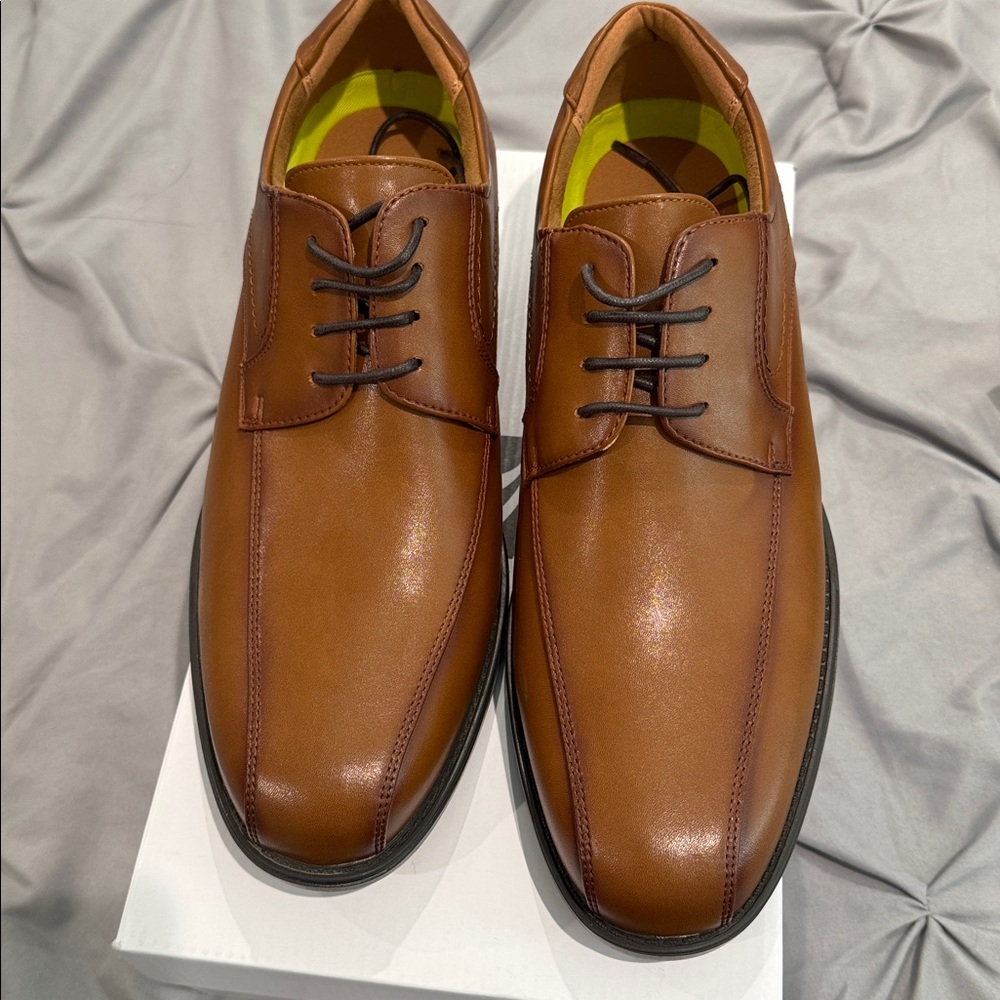 Men's Brown Leather Dress Shoes